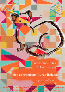 Fiche corrections livret Belette